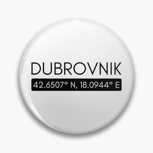 Item preview, Dubrovnik Coordinates designed and sold by Jajamon.