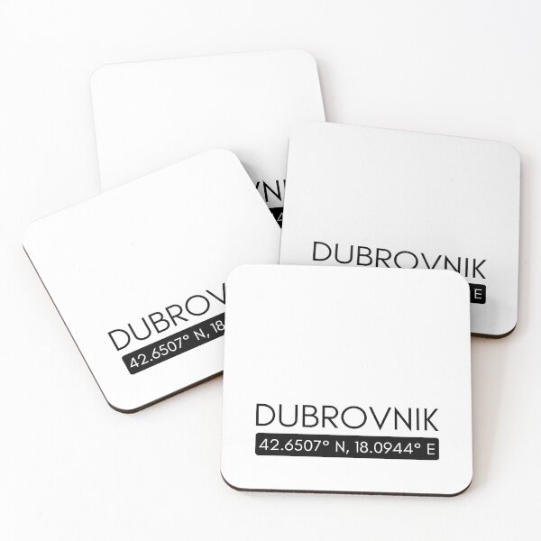 Item preview, Dubrovnik Coordinates designed and sold by Jajamon.