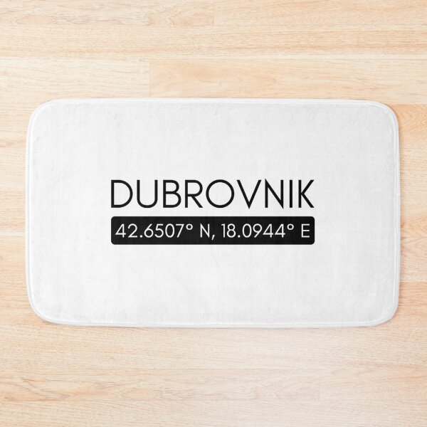 Item preview, Dubrovnik Coordinates designed and sold by Jajamon.