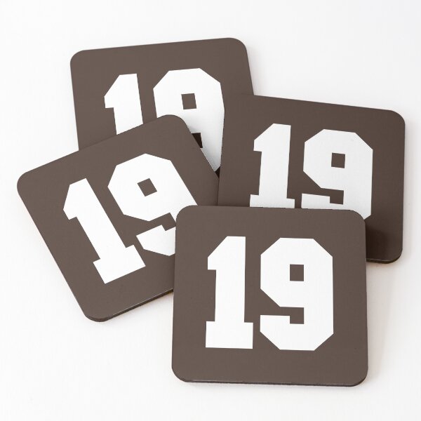 Item preview, 19 Number Cleveland Sports Nineteen Brown Jersey designed and sold by HelloFromAja.