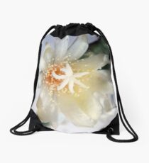 Macro Flower Drawstring Bag