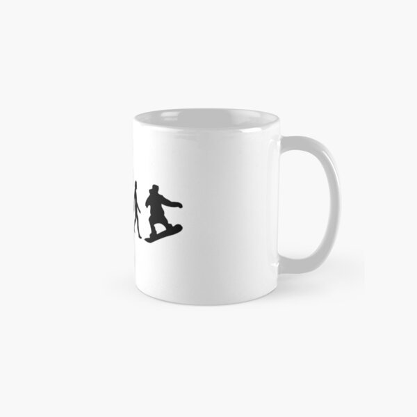 The Evolution of Snowboarding Classic Mug