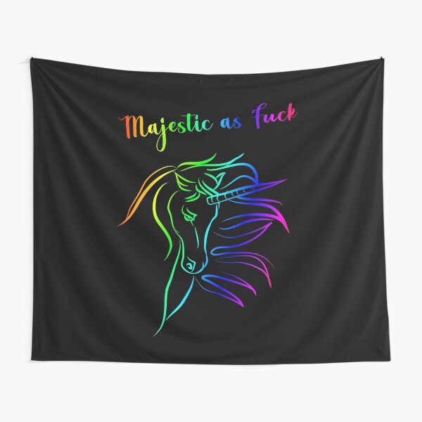 Item preview, Majestic AF unicorn rainbow designed and sold by Misschemical.