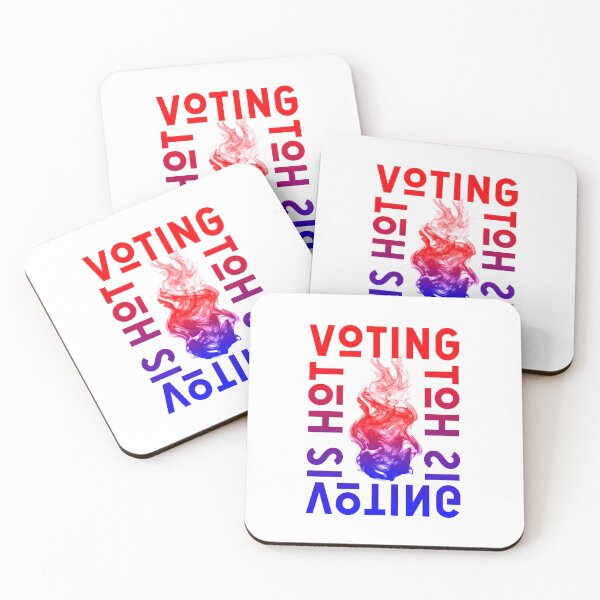 Item preview, Voting Is Hot- Funny Gift Voting is hot Flamme Design   designed and sold by King Of Skies.