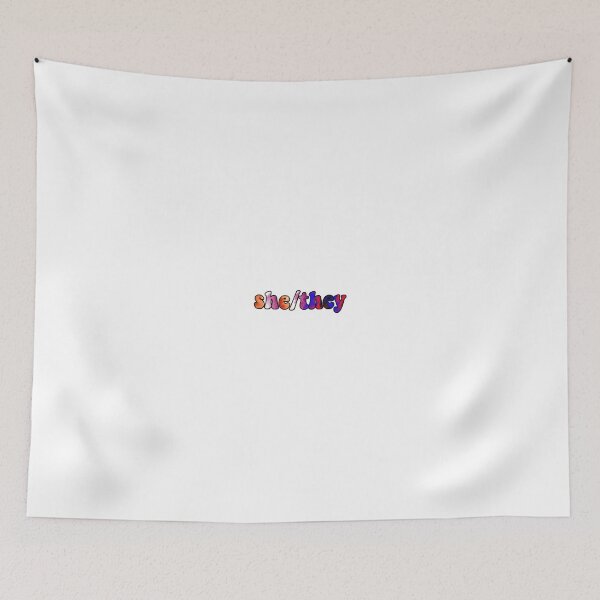 Item preview, she/they lesbian polyamorous  designed and sold by wordswithfonts.