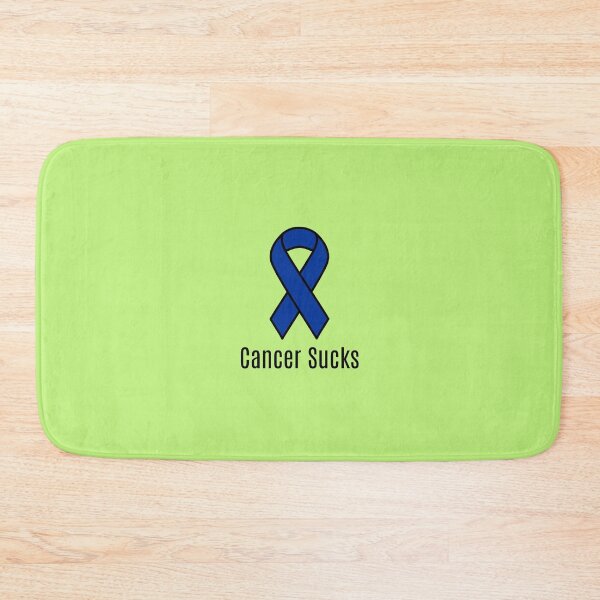Item preview, Cancer Sucks Blue Colon Cancer Awareness Ribbon designed and sold by Sugar-Magnolia.