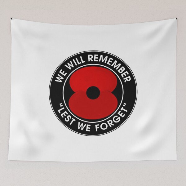 Item preview, Lest we Forget Remembrance day never forget designed and sold by Retryticall.