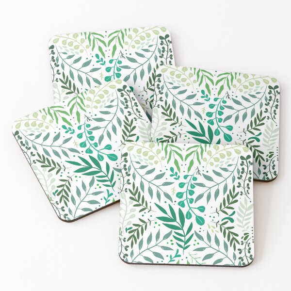 Item preview, green leaves. leaf. nature. wild floral flowers designed and sold by Mavis1994.