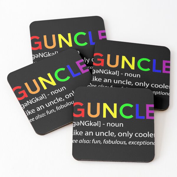 Item preview, Guncle Rainbow Uncle LGBT Gay Pride Shirt Gifts designed and sold by reginaflatencan.