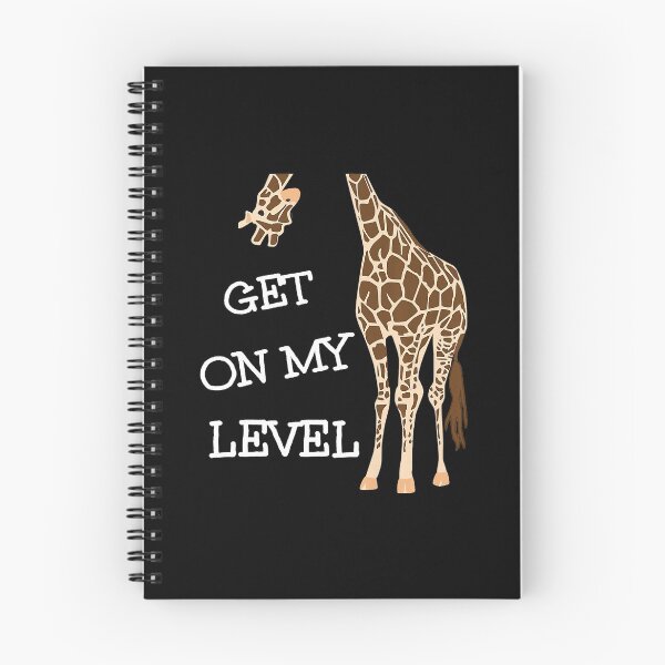 Item preview, Get On My Level Funny Giraffe T-Shirt designed and sold by EliseJenkins.