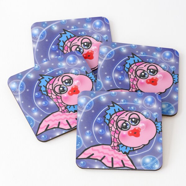 Item preview, Pink fish  designed and sold by Shirley cute art .