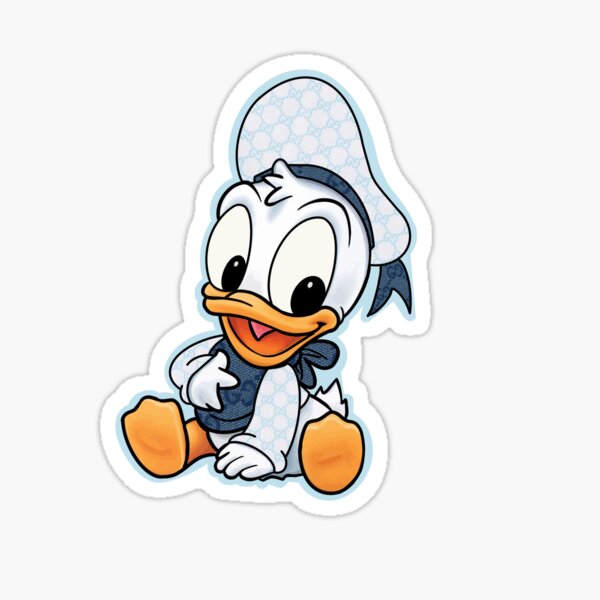 Gg Baby Donald Duck Sticker By Juliannaciliott Redbubble