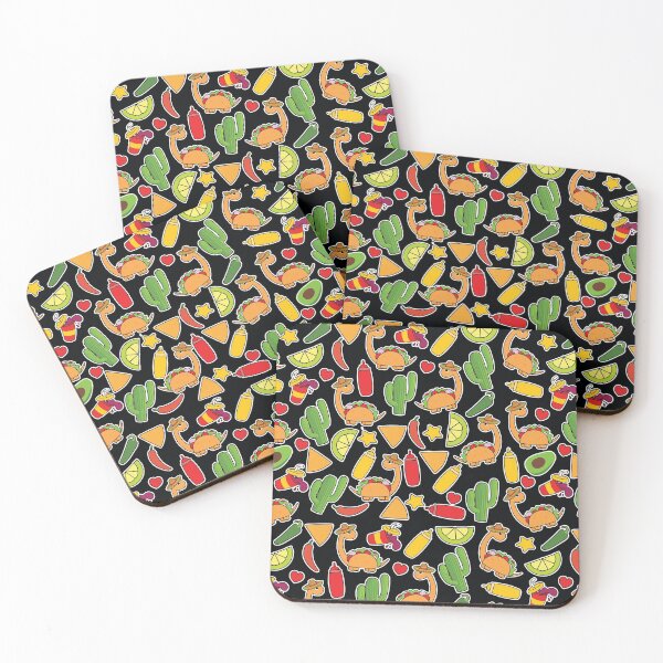 Item preview, Tacosaurus, Mexican Food Pattern designed and sold by Imane Al herchi.