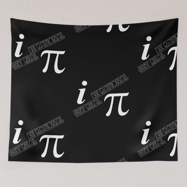 Item preview, be rational get real math designed and sold by designMarks.