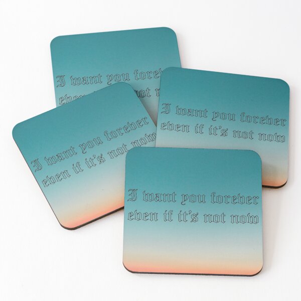 Item preview, Not now - orange teal green gradient designed and sold by ActuallyDawn.