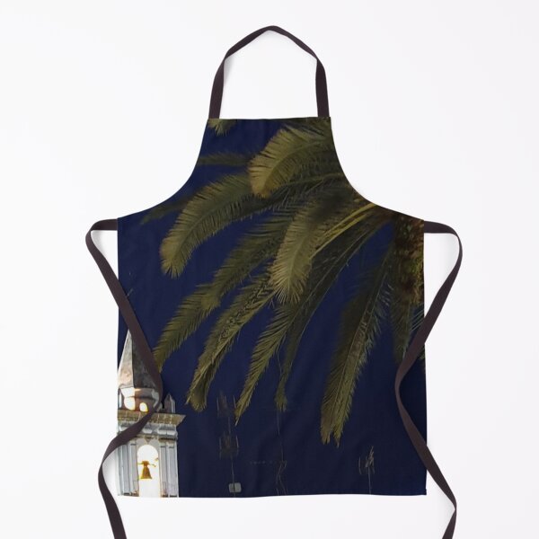 Item preview, Night sky palm next to the illuminated church, Spain designed and sold by JellyBeenzz.
