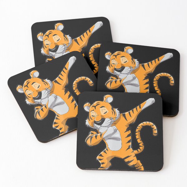 Item preview, Dabbing Tiger T-Shirt Dab Pose Tiger Kids Safari Shirt designed and sold by EveElliott.