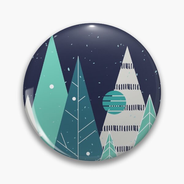 Aperçu de l'œuvre Arbres d'hiver créée et vendue par HelloGrackle.