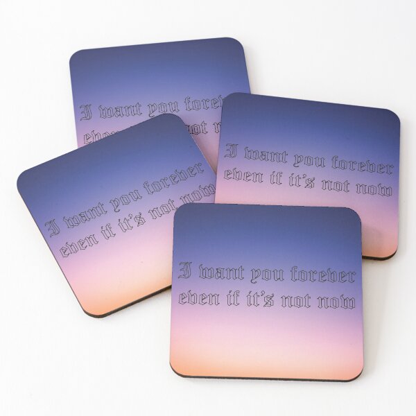 Item preview, Not now - Purple pink orange gradient designed and sold by ActuallyDawn.