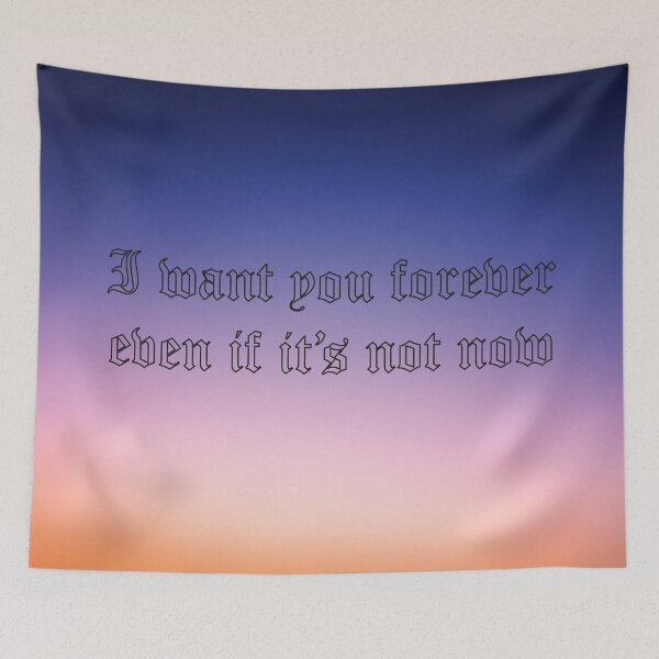 Item preview, Not now - Purple pink orange gradient designed and sold by ActuallyDawn.