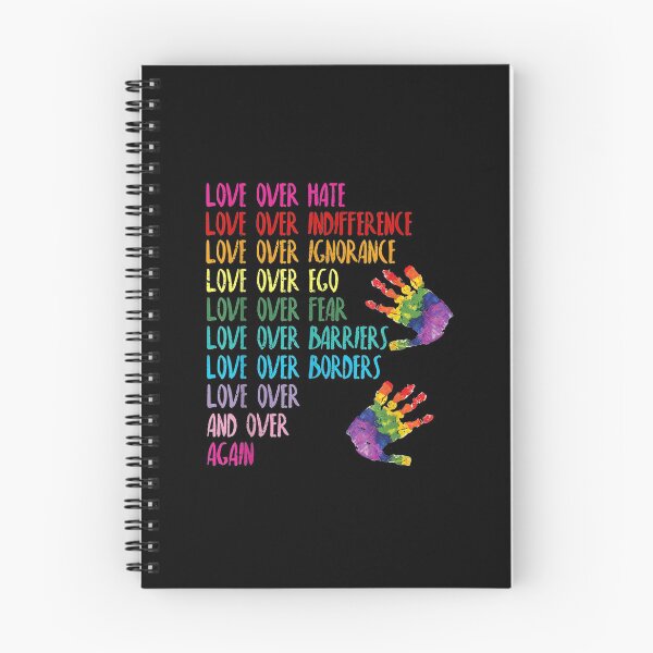 Item preview, Love Over Hate, Love Over Indifference LGBT Gift designed and sold by reginaflatencan.