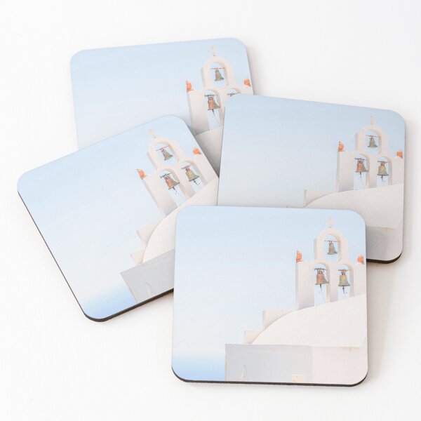 Item preview, 489. The white church and its bells, Santorini, Greece designed and sold by Julie Travel Photography.