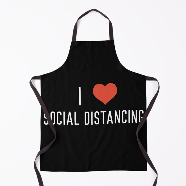 Item preview, I Love Social Distancing designed and sold by Raw Creative Prints.
