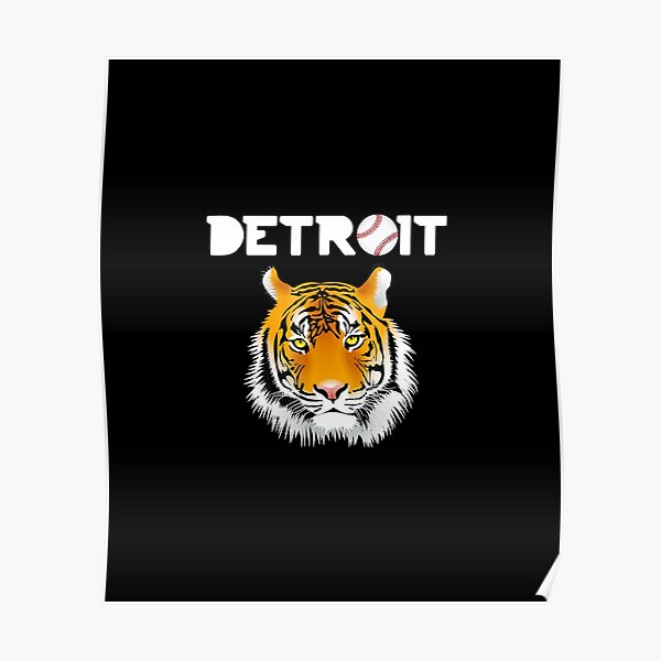 Distressed Tiger Mascot Tshirt Funny Detroit Tiger Design Premium T-Shirt