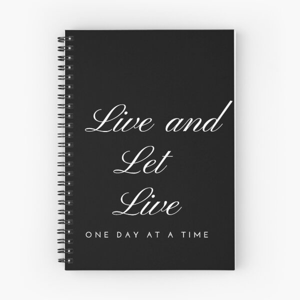 Item preview, Live and Let Live One Day at a Time Inspirational Positive Message  designed and sold by Zen  Goat.