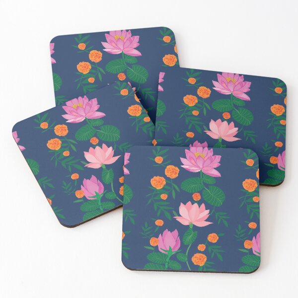 Item preview, Lotus and marigold designed and sold by Venusgreetings.