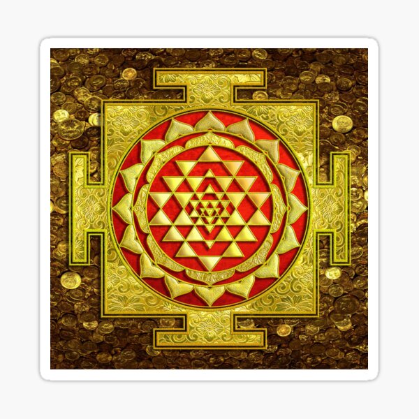 Sri Laxmi Yantra Sticker