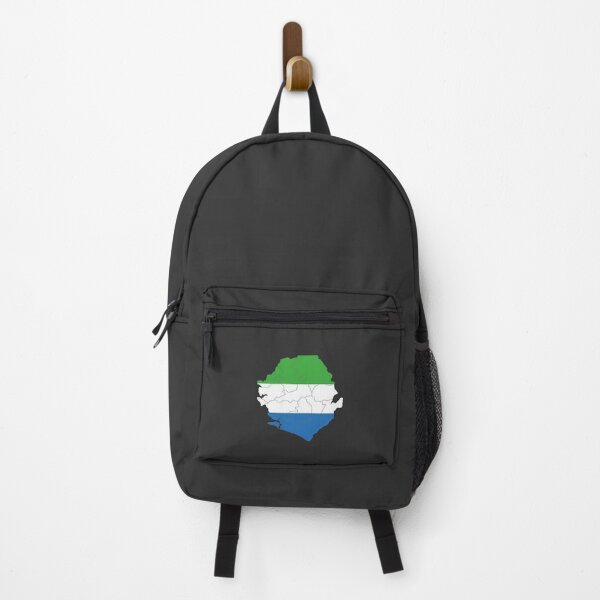 Item preview, Sierra Leone Flag Map with regions designed and sold by Alo.
