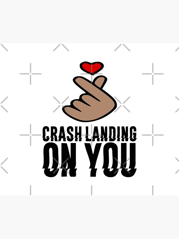 "Crash Landing On You Finger Heart" Poster by AJDesignCo Redbubble