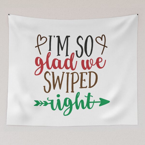 Item preview, I'm So Glad I Swiped Right :Tinder Gift for Boyfriend | Tinder Anniversary Gift | Tinder Gifts |  designed and sold by RM2017.