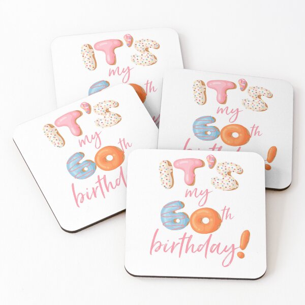 Item preview, It’s My 60th Birthday! Donut themed designed and sold by gsproductsgs.