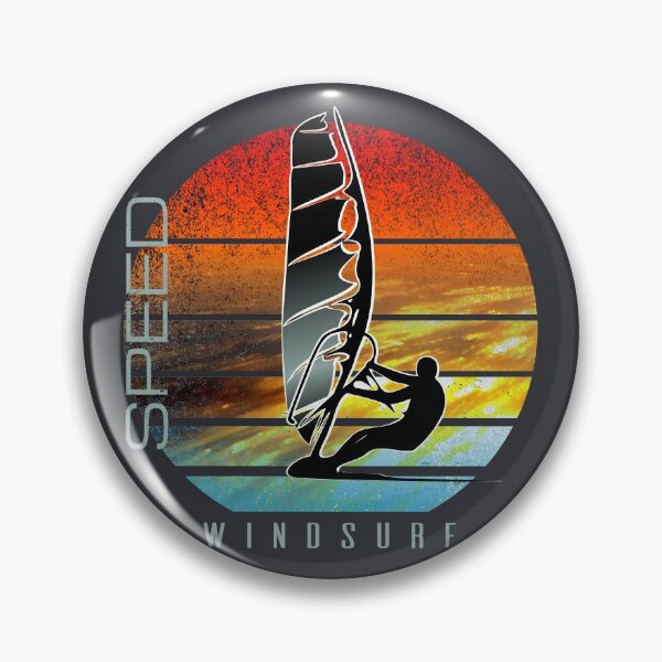 Item preview, windsurfer planing at sunset over ocean waves designed and sold by frenchsalsa.