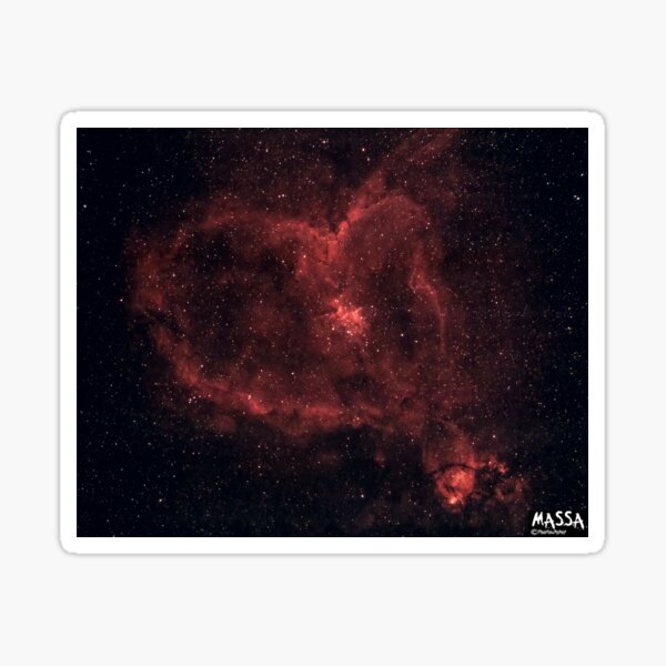 Item preview, The Heart Nebula & Fishhead Nebula designed and sold by PhotographMassa.