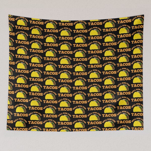 Item preview, Will Run For Tacos Funny  designed and sold by Aiolin.