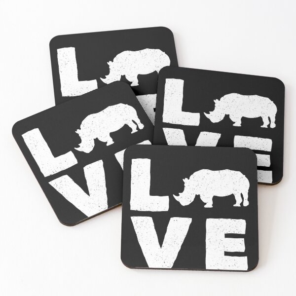 Artikelvorschau, Ich liebe Nashörner Tierliebhaber Rhino Rhinoceros T-Shirt entworfen und verkauft von EliseJenkins.