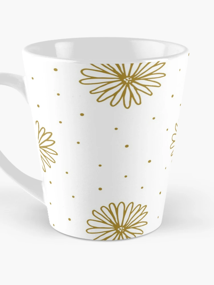 Thumbnail 3 of 4, Coffee Mug, Handdrawn Flower Pattern designed and sold by PatternSquare.