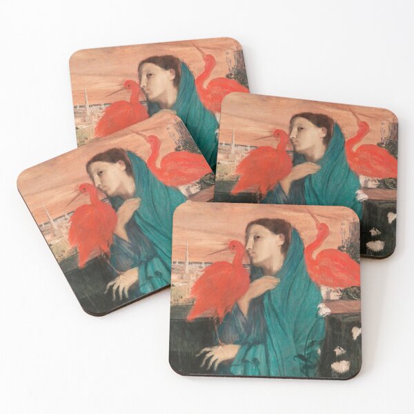 Item preview, Young Woman with Ibis by Edgar Degas designed and sold by quackynaut.