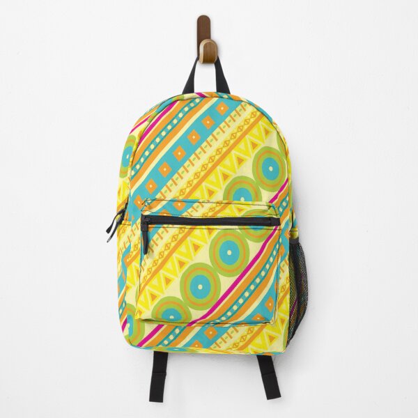 Item preview, Boho-Chic Style Pattern Yellow Green Aqua Blue designed and sold by BeUTwo.