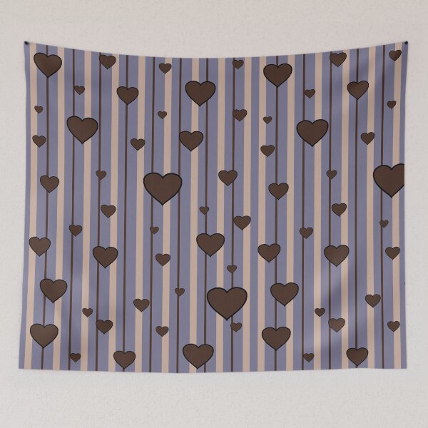 Item preview, Coffee hearts rain lilac designed and sold by GabareyMaanyo.
