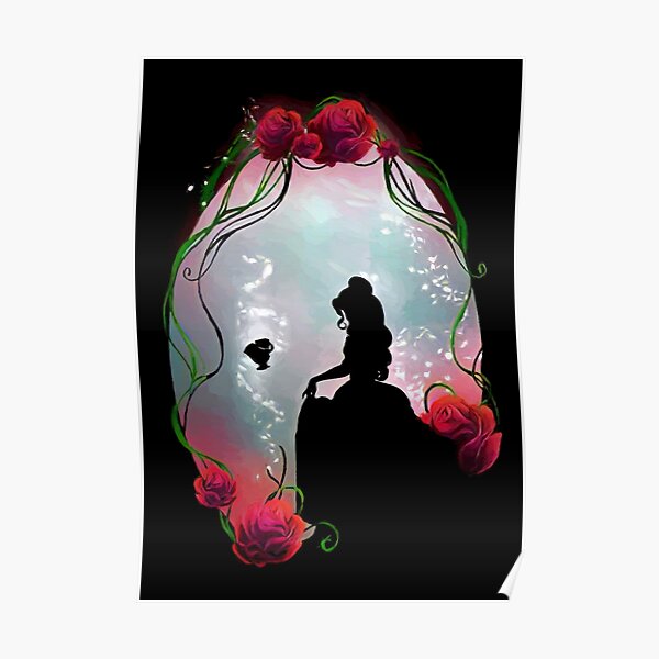Beauty Beast Rose Posters For Sale Redbubble