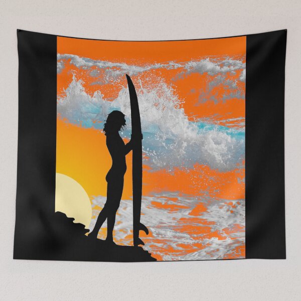 Item preview, Surfer on sunset designed and sold by Misschemical.