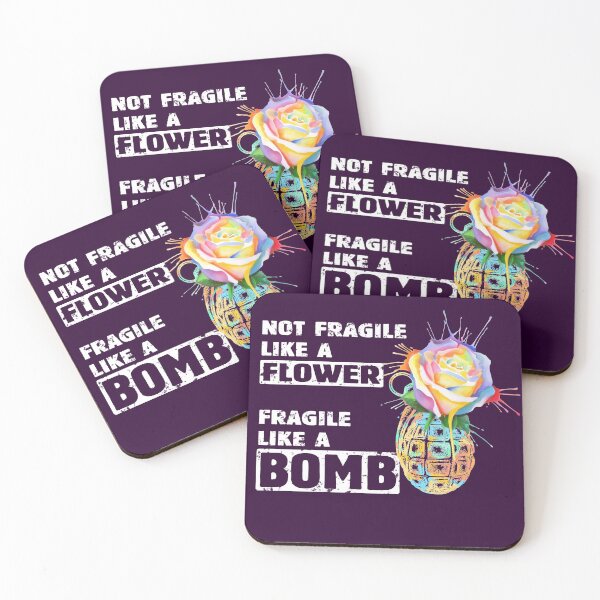 Item preview, Ruth Bader Ginsburg Not Fragile Like a Flower Fragile Like a Bomb - RBG Women's Right and Feminism Sayings designed and sold by WG-Factory.