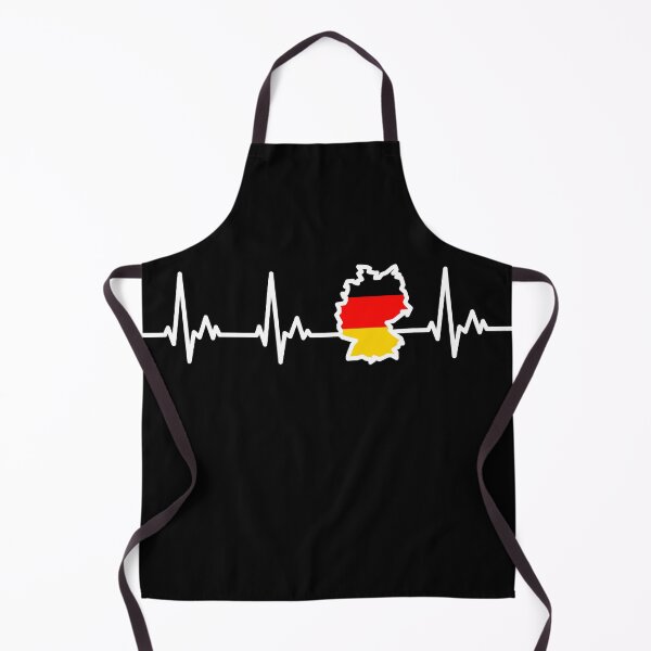 Item preview, German Flag My Heart Beats for Germany White Heartline designed and sold by samshirts.