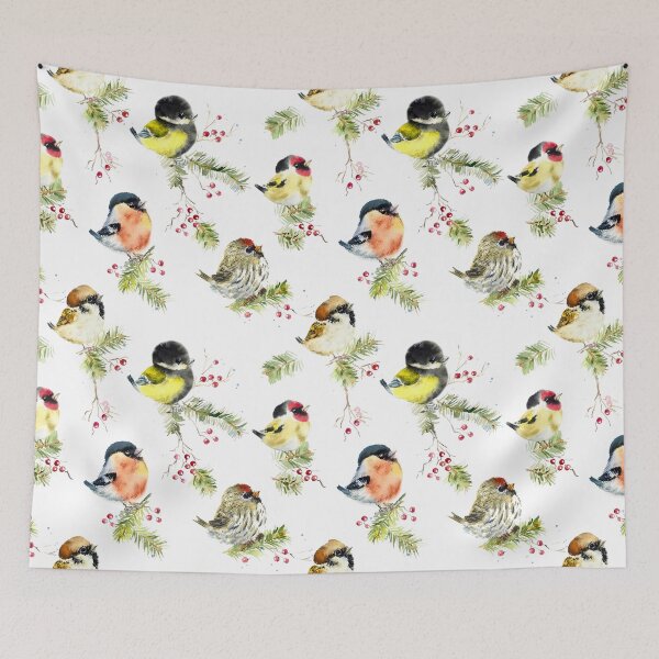 Item preview, Christmas Birds designed and sold by adortopia.