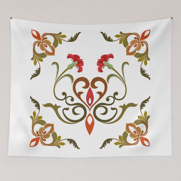 Item preview, fertility goddess symbols in ornament designed and sold by creativebreeze.