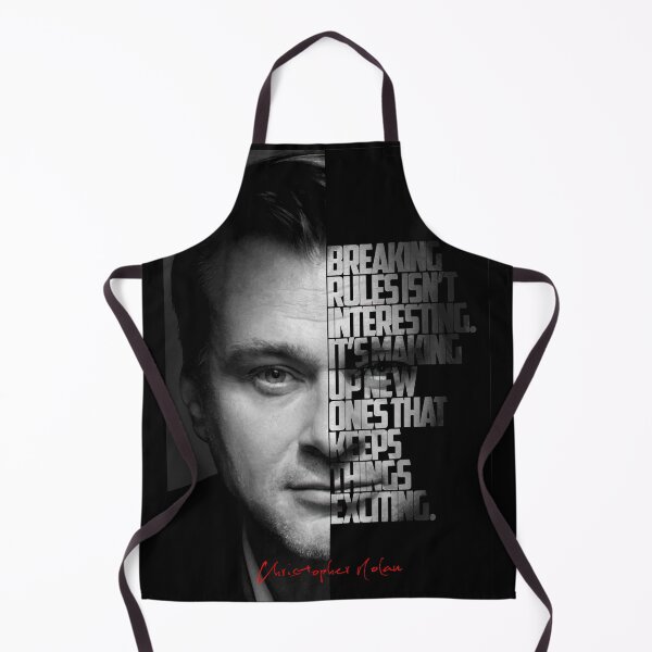 Item preview, Black and white Christopher Nolan quote. designed and sold by Enea Kelo.